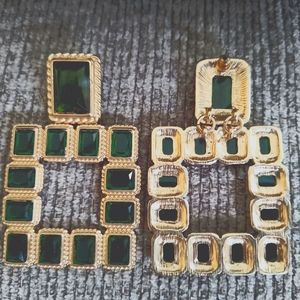 Art Deco Earrings in emerald from Revolve (8 Others Reasons)